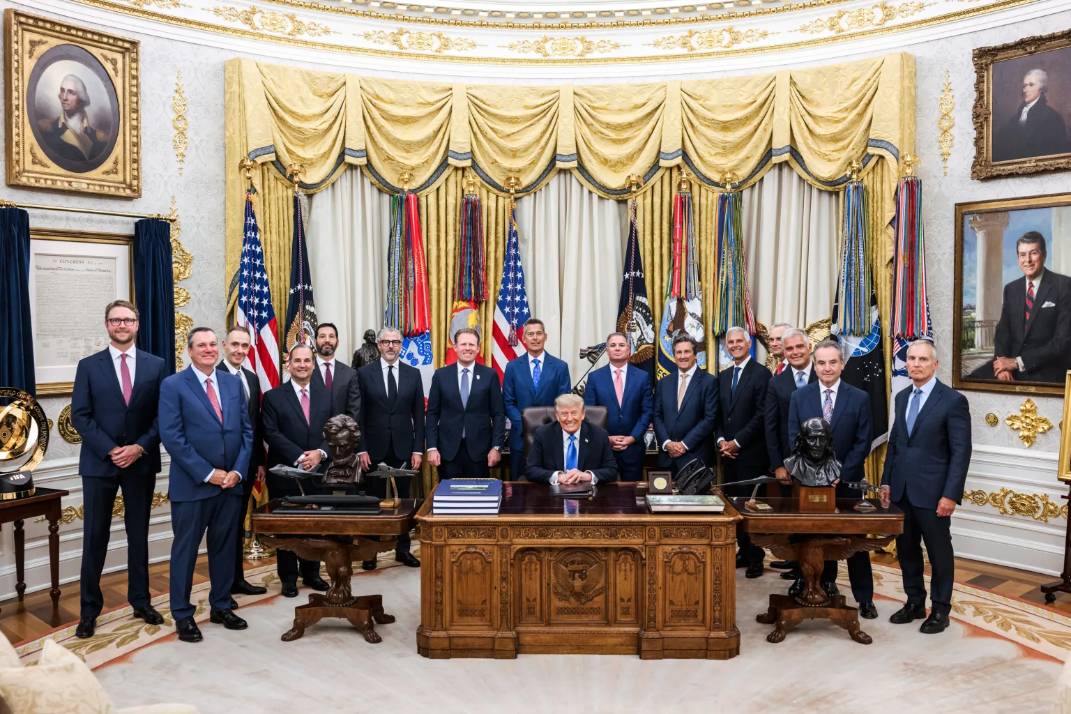 Trump meets with travel CEOs at the White House